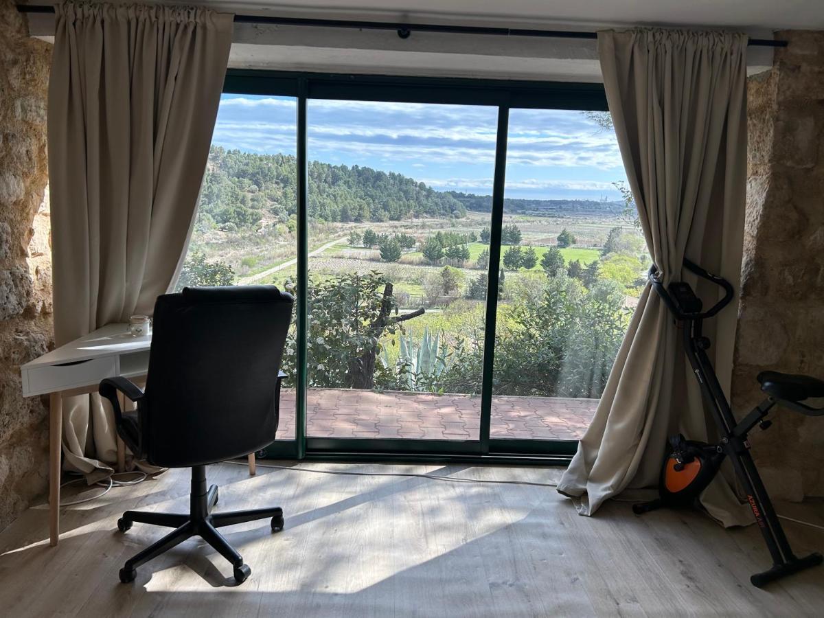 Grand T2 Bis Avec Terrasse Et Vue Apartment Portel-des-Corbieres Bagian luar foto